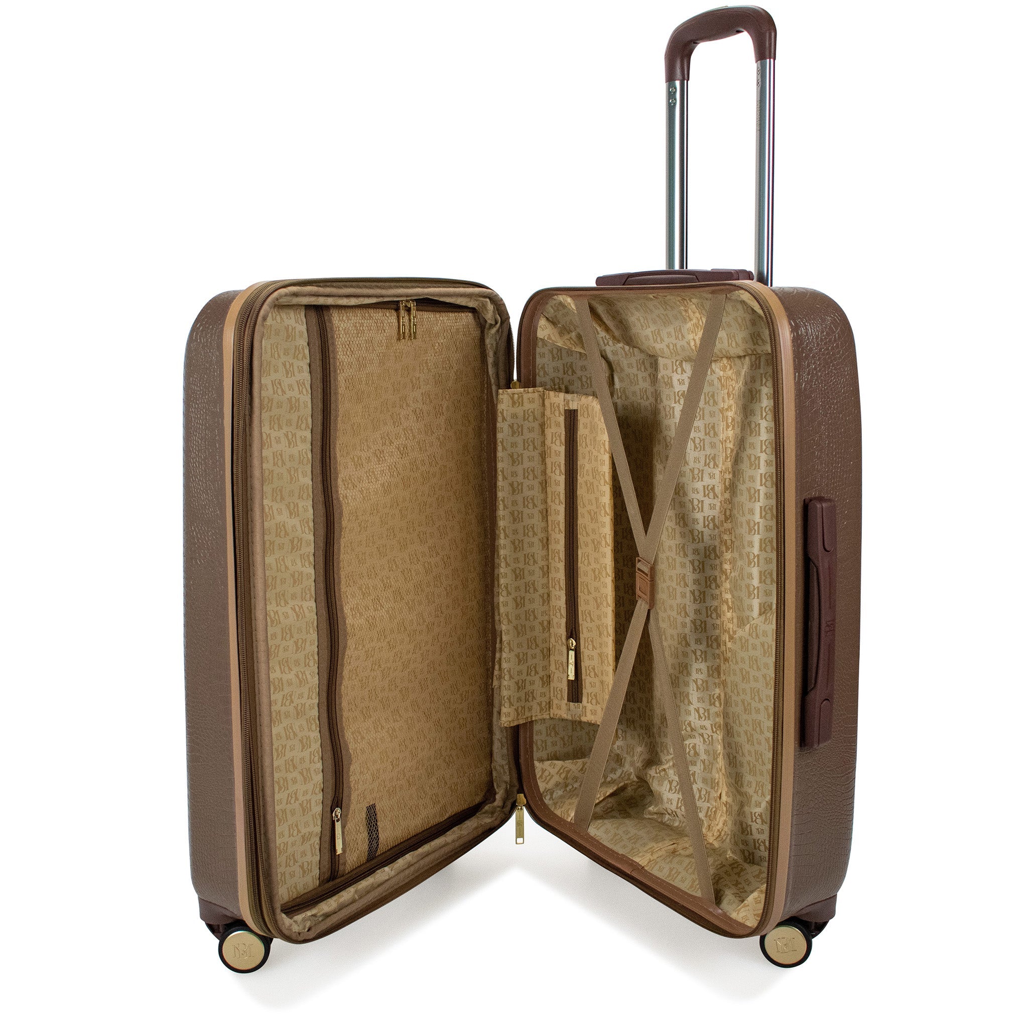 Snakeskin 3 Piece Expandable Classy Luggage Set-1