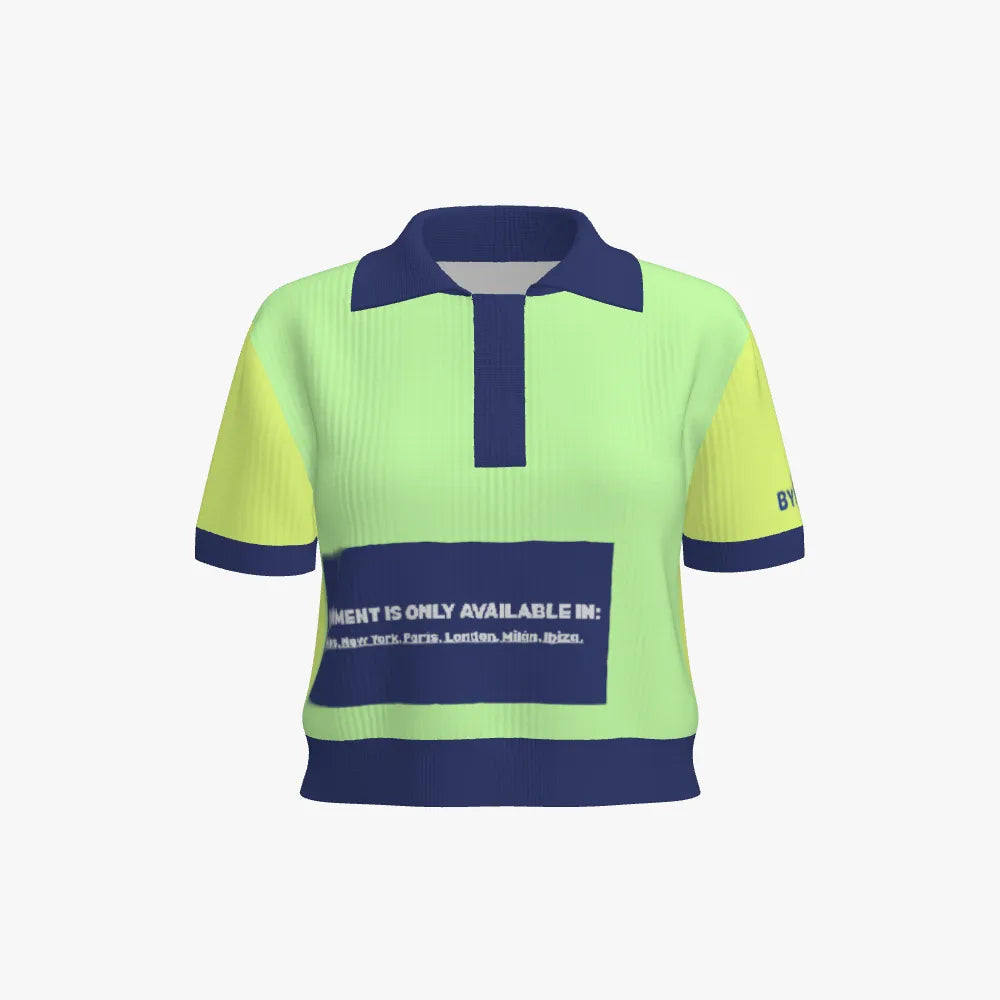 BYMANYC ® NY "Nolita" Eco Cropped Polo Recycled-0