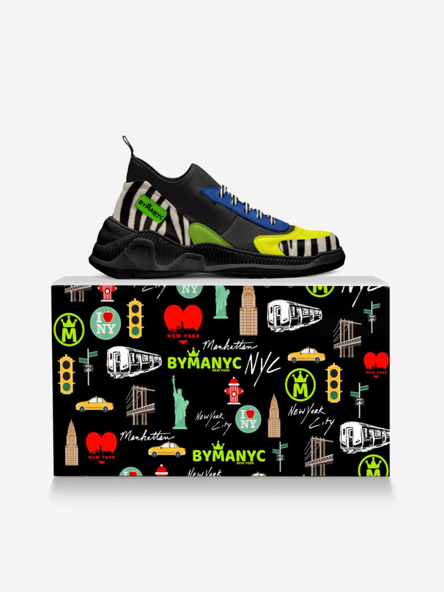 BYMANYC ® NYC NoHo Essence: Avant-Garde Vegan Sneakers with Artistic Soul-4