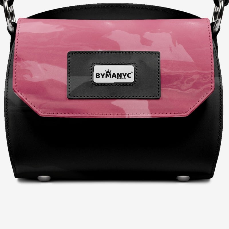 Handbag BYMANYC ® New York – Vegan Couture Trunk Mini in Manhattan Black-2