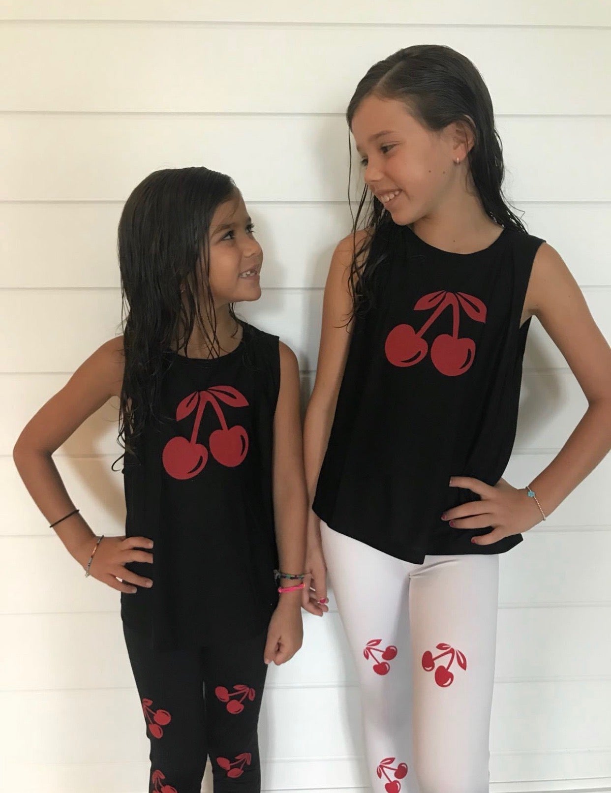 Cherries Black Tank-2