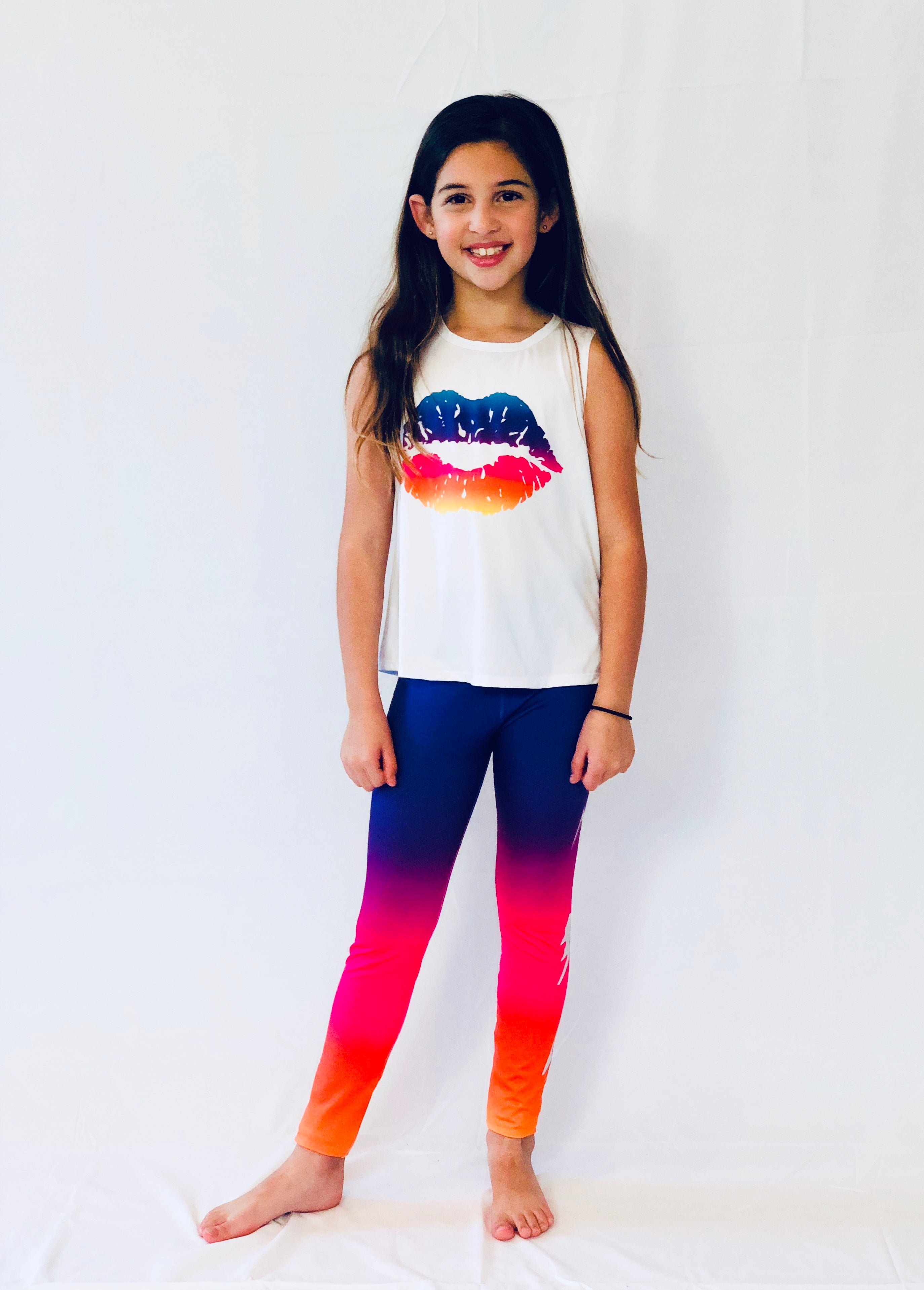 Leggings Bolts Tie Dye-1