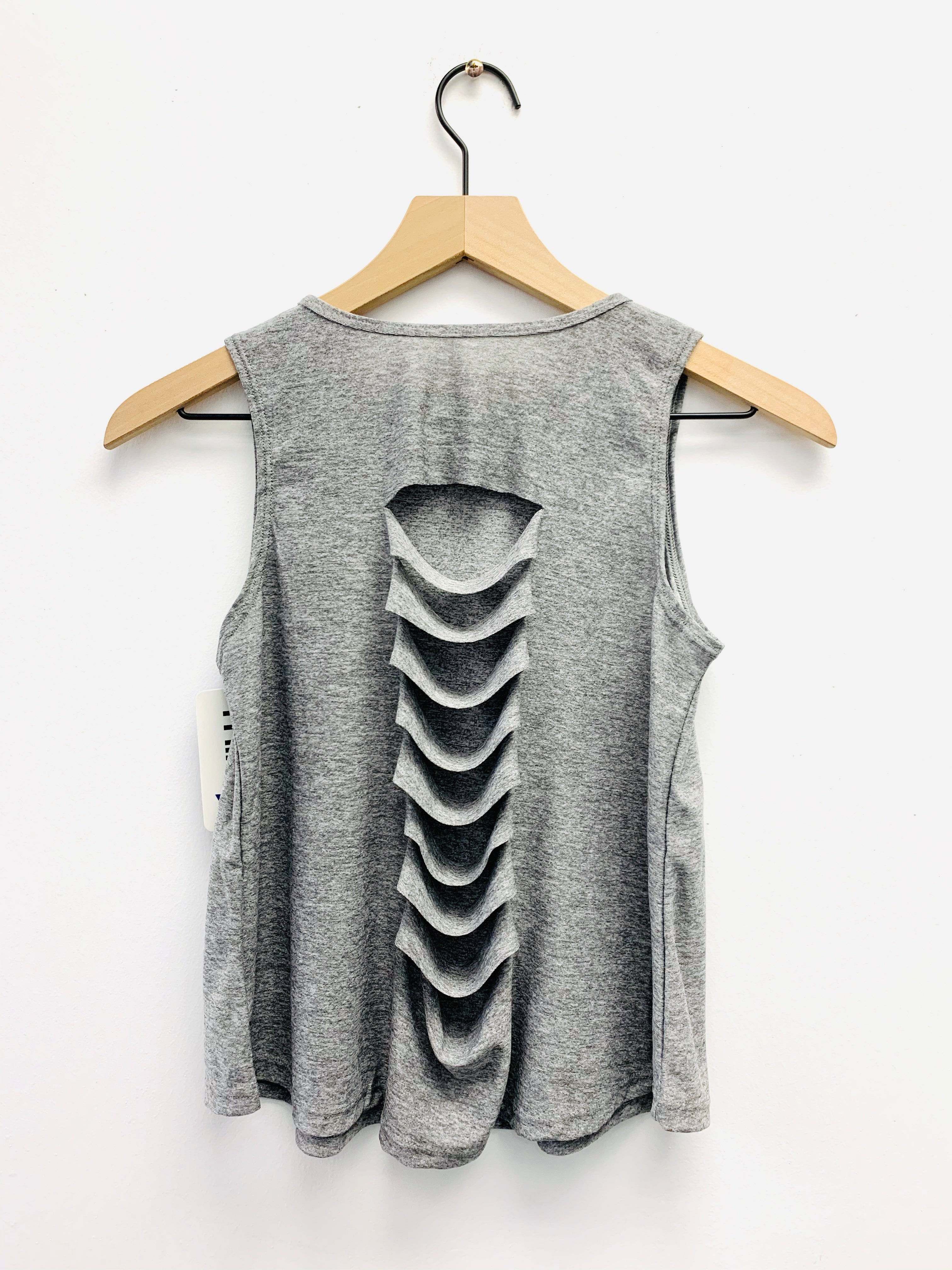 Ripped Grey Tank-4