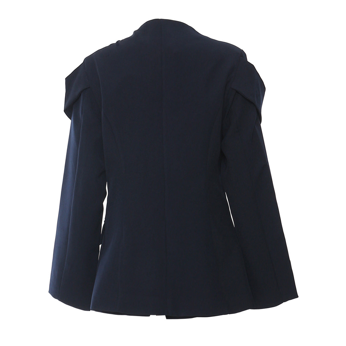 Irregular-Cut Suit Jacket For Women Deep Blue, Wall Street, BYMANYC New York.-3