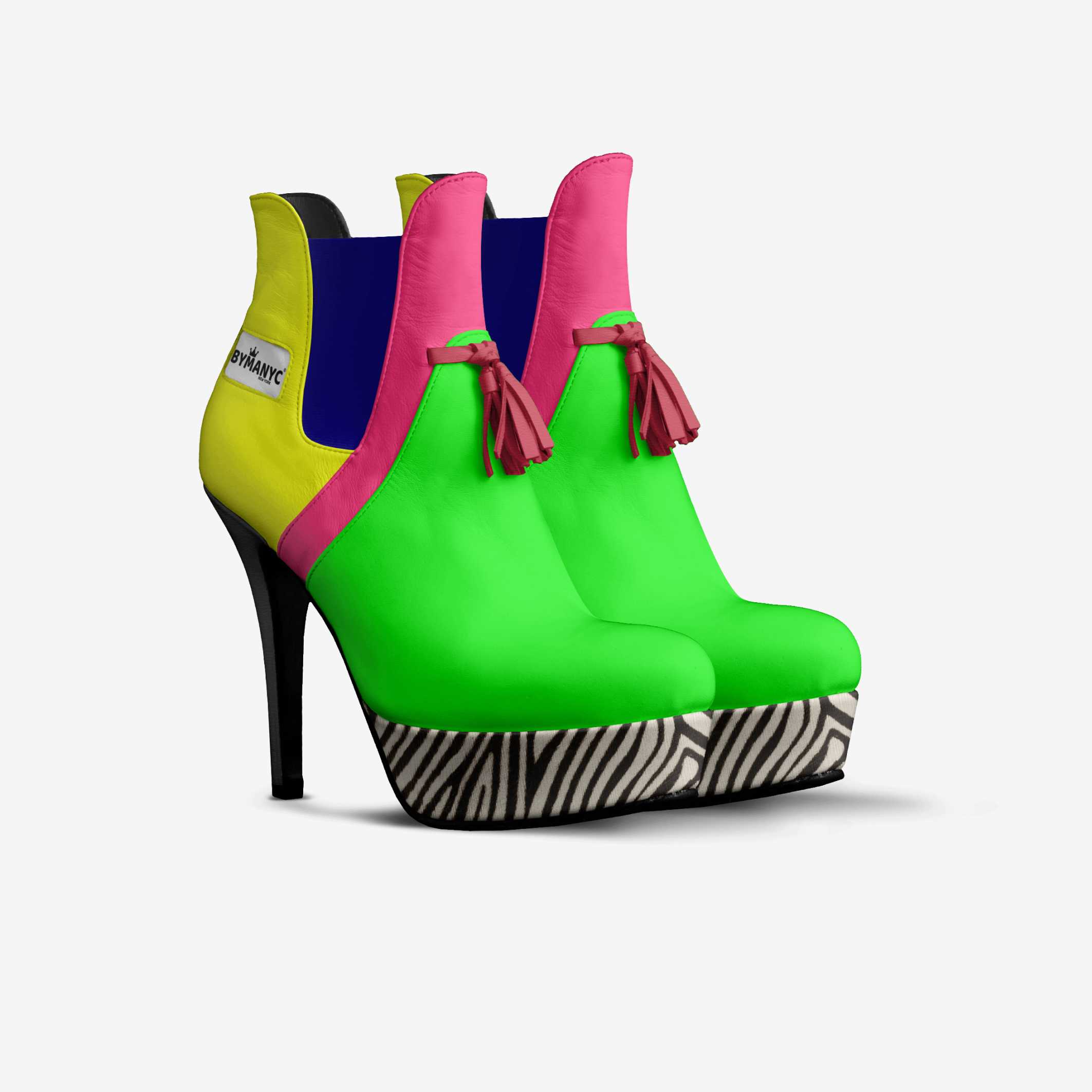 Limited Edition Vegan Tassels Platform Pump BYMANYC ® New York R&B Chic-2