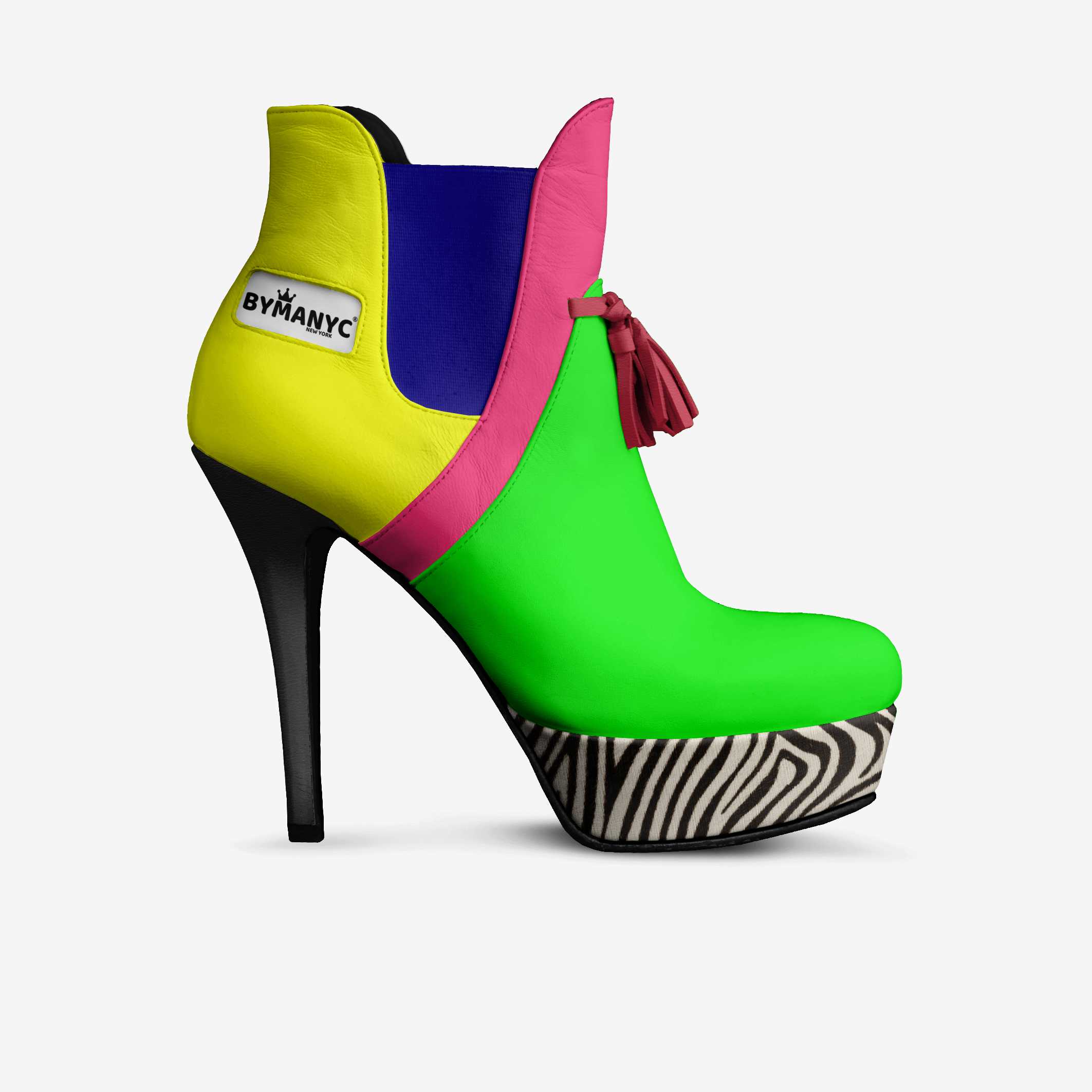 Limited Edition Vegan Tassels Platform Pump BYMANYC ® New York R&B Chic-3