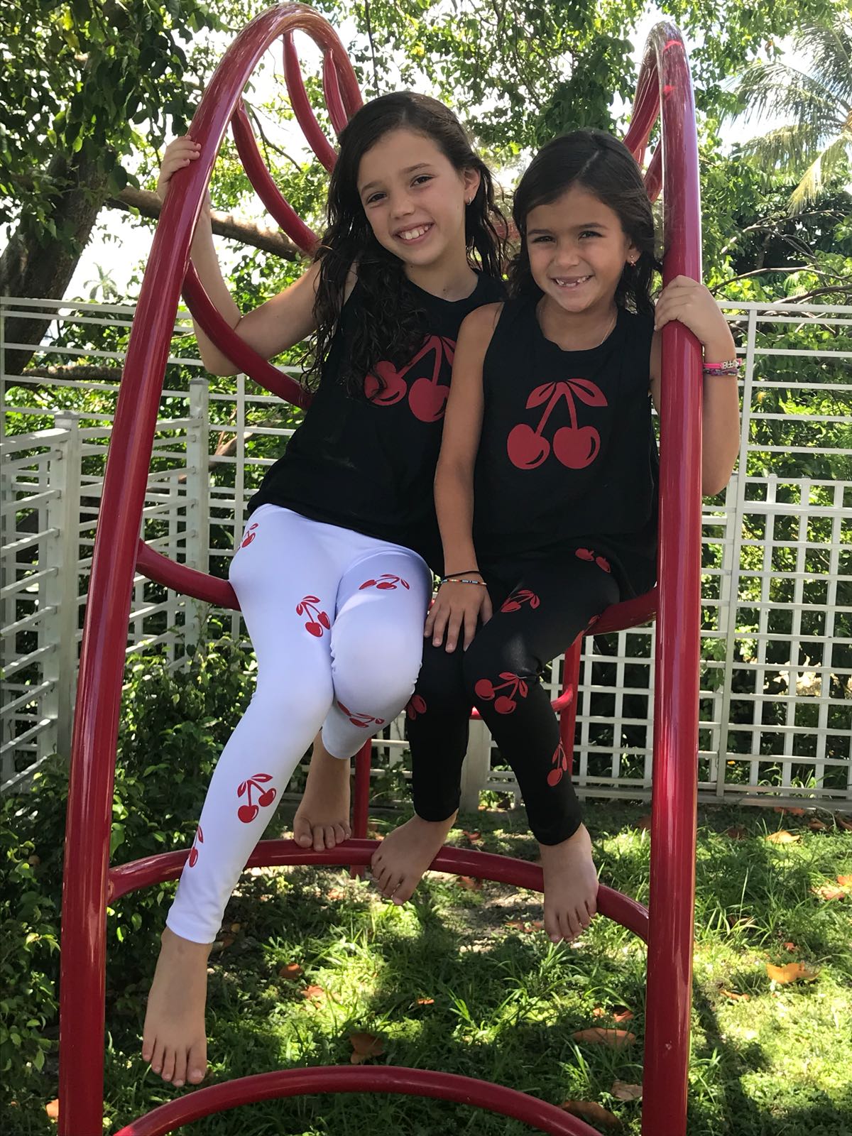 Cherries Black Tank-1