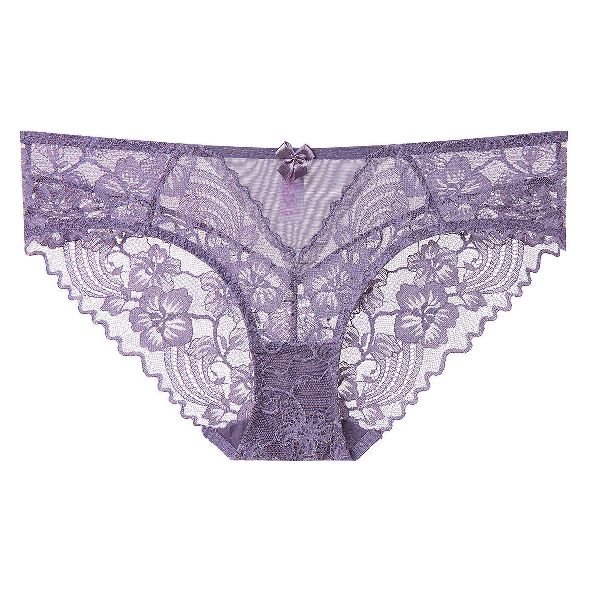 Plus Size Lace Briefs with Mid-Waist and Comfortable Fit For Women, Tribeca, BYMANYC New York.-2